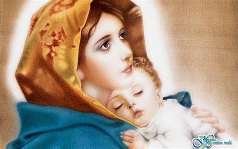 mary and jesus background.